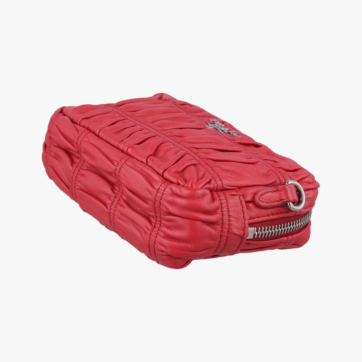 Gaufre Mini Red leather 1BH112 53ギャザーミニ レッド レザー 1BH112 53