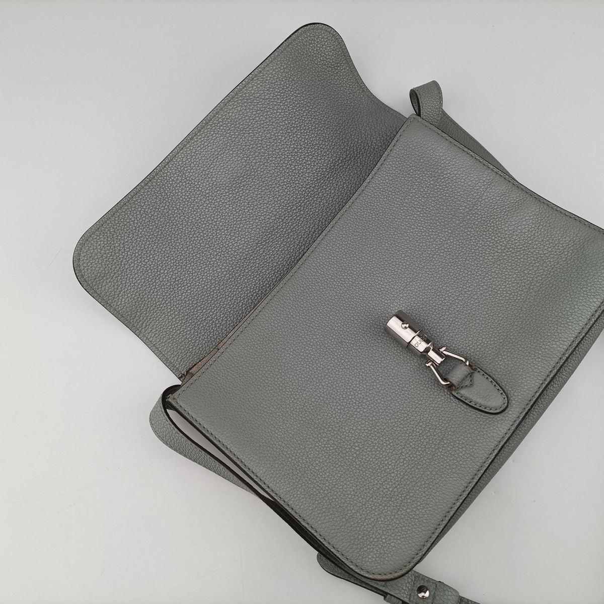 New Jackie BlueGrey Leather 362971 F017031595ニュージャッキー ブルーグレー レザー 362971 F017031595