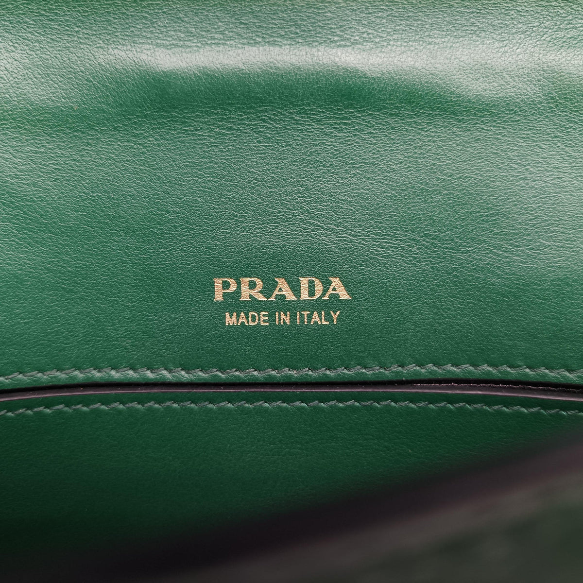 City Calf Cahier Green×black leather 25シティカーフ カイエ グリーン×ブラック レザー 25