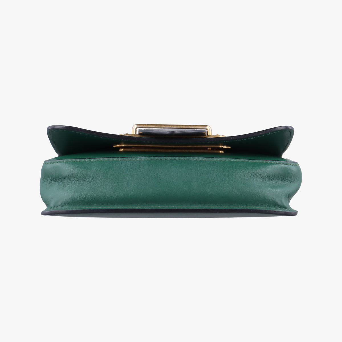 City Calf Cahier Green×black leather 25シティカーフ カイエ グリーン×ブラック レザー 25
