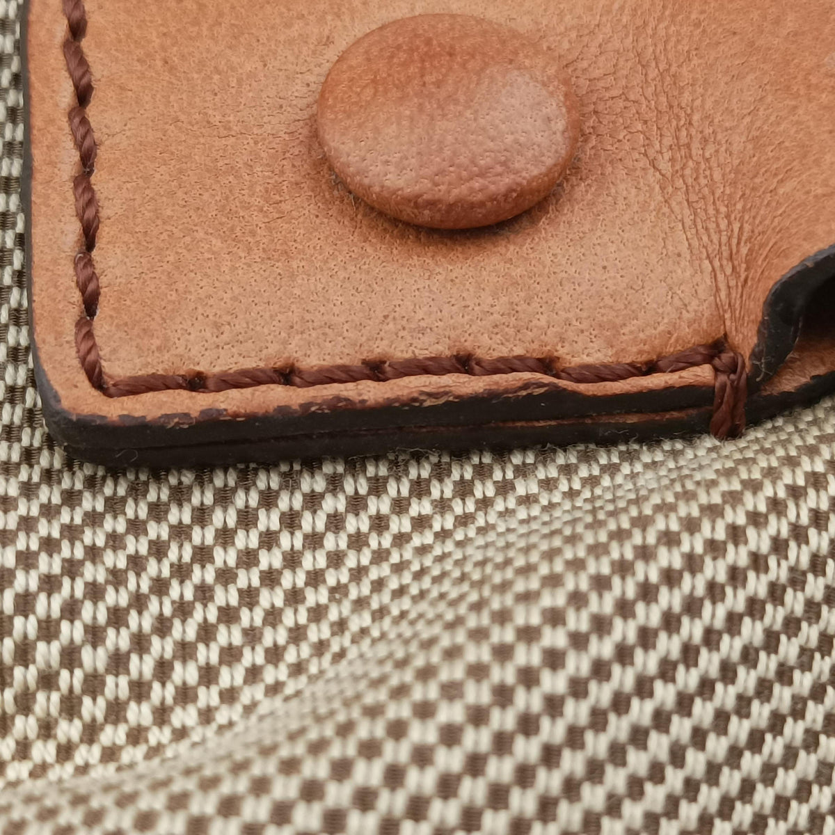 Harley Beige×Brown Canvas× leather 01 10 51 6008ハーレー ベージュ×ブラウン キャンバス×レザー 01 10 51 6008