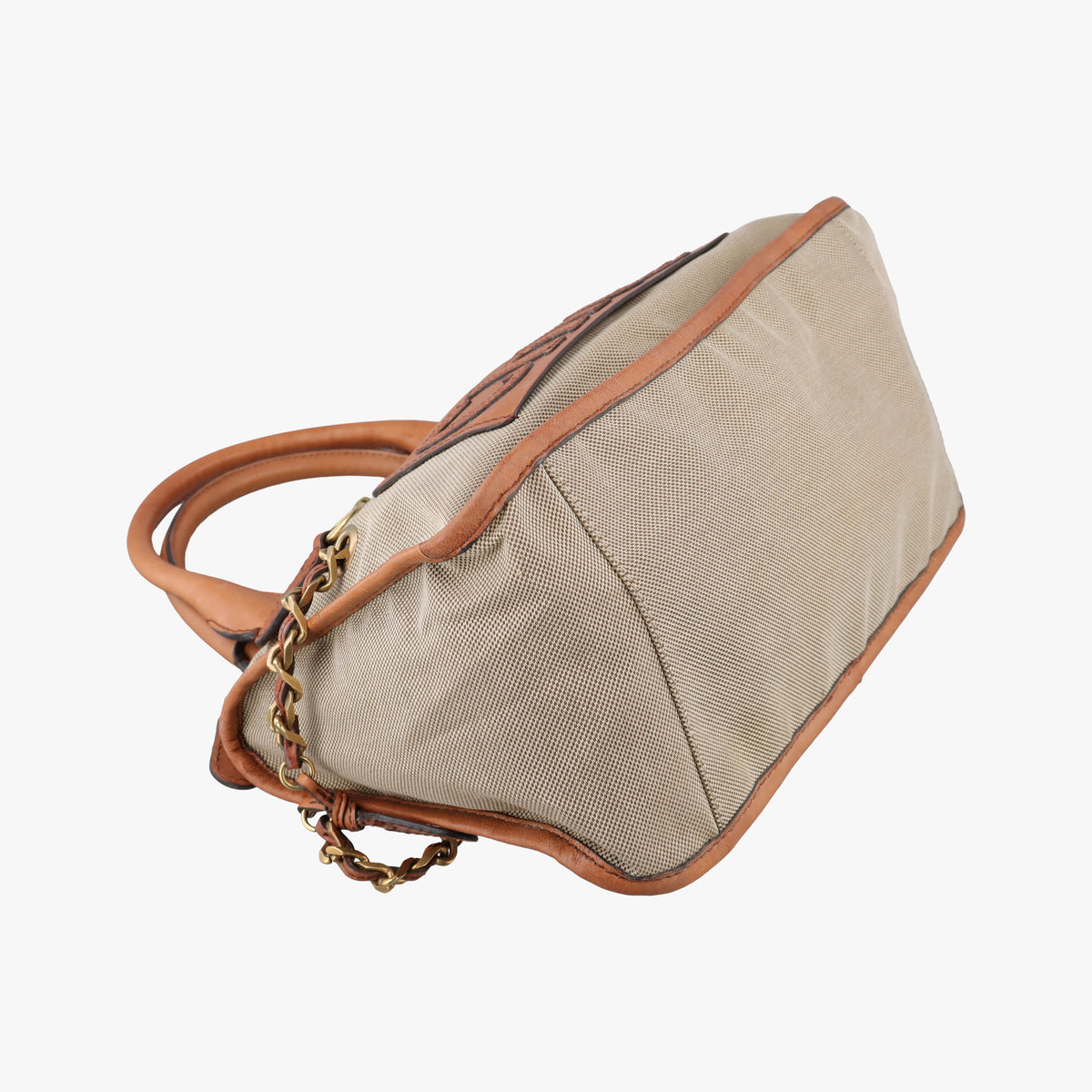 Harley Beige×Brown Canvas× leather 01 10 51 6008ハーレー ベージュ×ブラウン キャンバス×レザー 01 10 51 6008