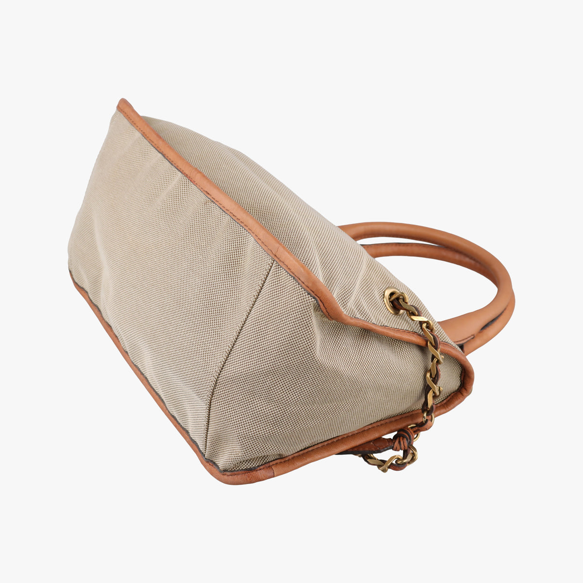 Harley Beige×Brown Canvas× leather 01 10 51 6008ハーレー ベージュ×ブラウン キャンバス×レザー 01 10 51 6008