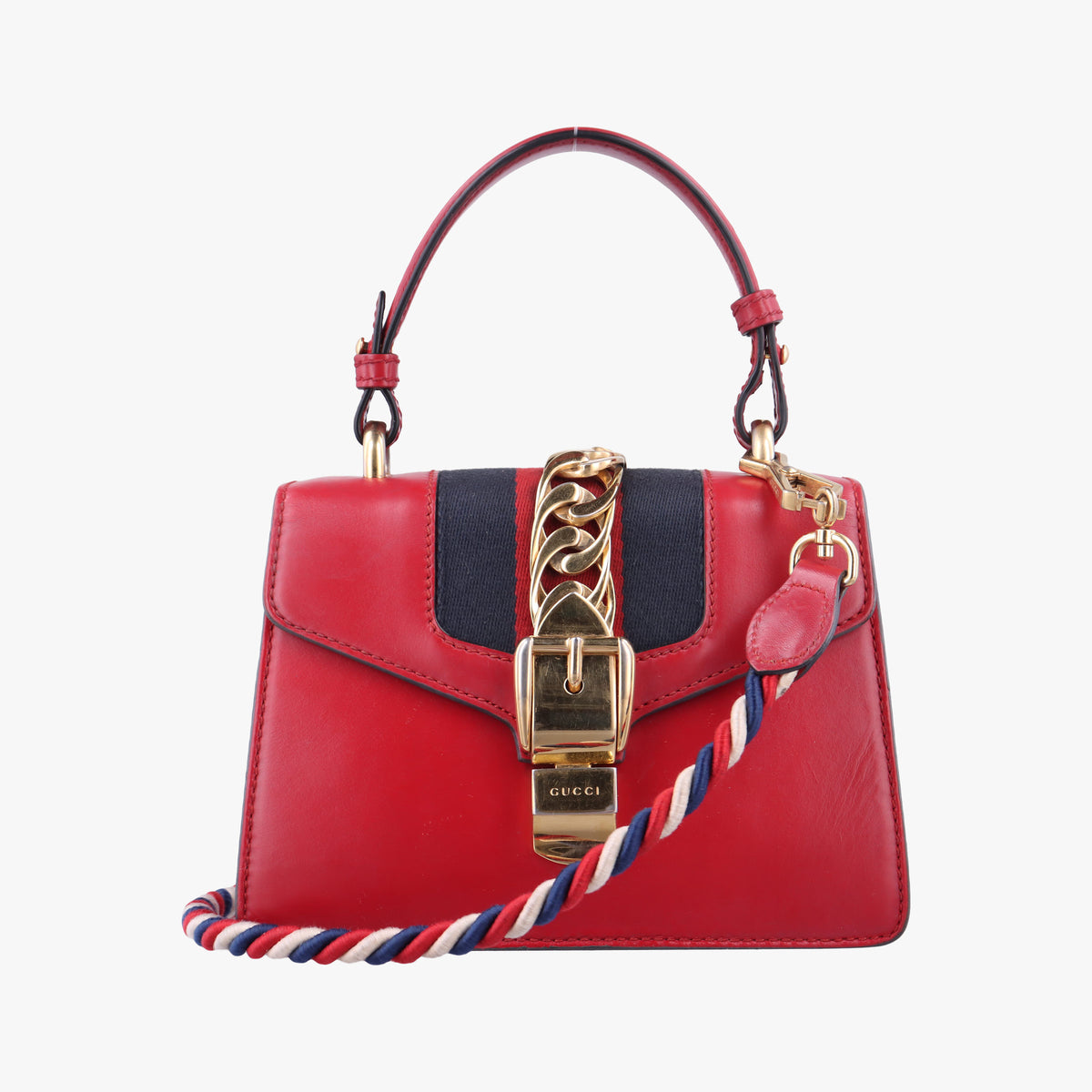 Sylvie Red Leather 470270 G023494443シルヴィ レッド レザー 470270 G023494443