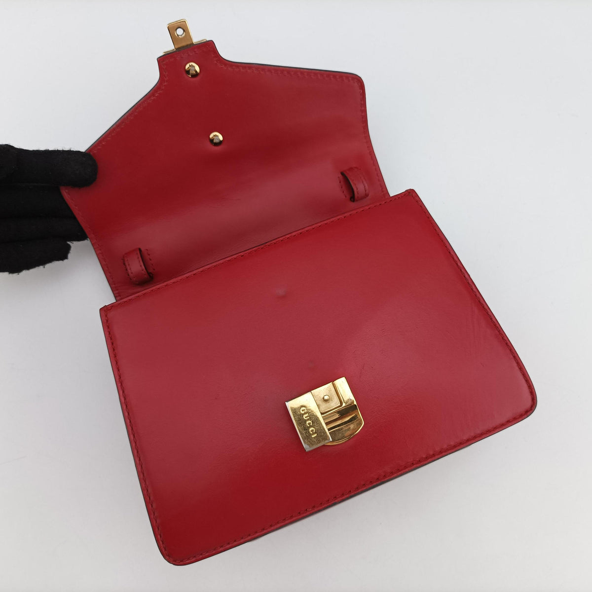 Sylvie Red Leather 470270 G023494443シルヴィ レッド レザー 470270 G023494443