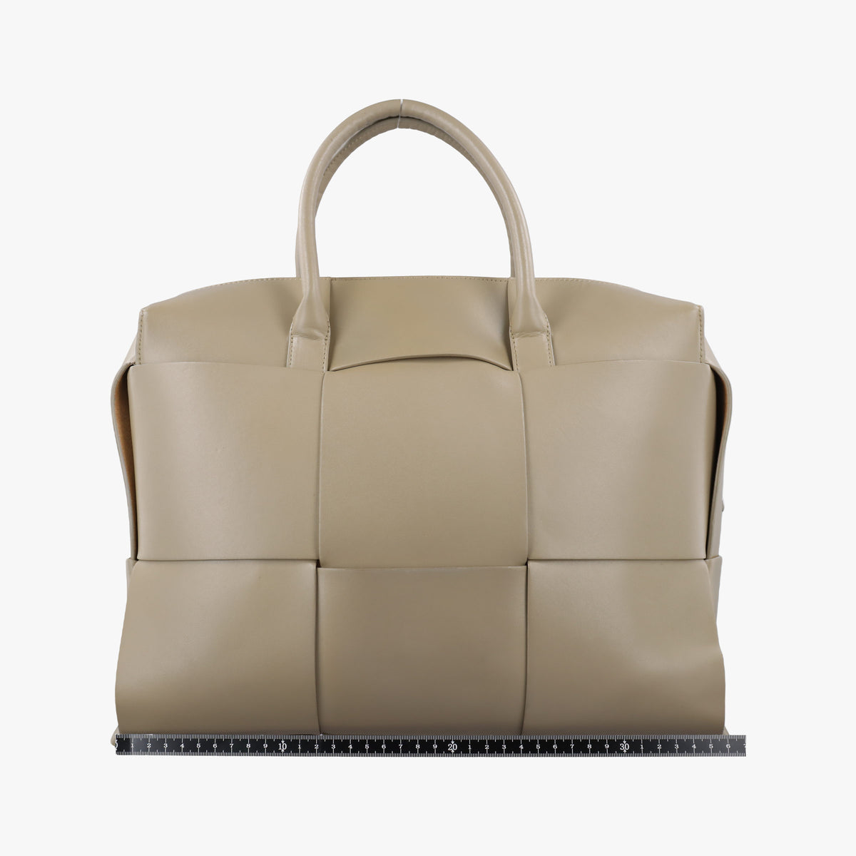The Arco Briefcase khaki lambskin B09132339Xザ アルコ ブリーフケース カーキ ラムスキン B09132339X