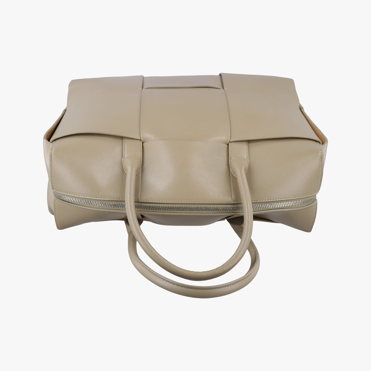 The Arco Briefcase khaki lambskin B09132339Xザ アルコ ブリーフケース カーキ ラムスキン B09132339X
