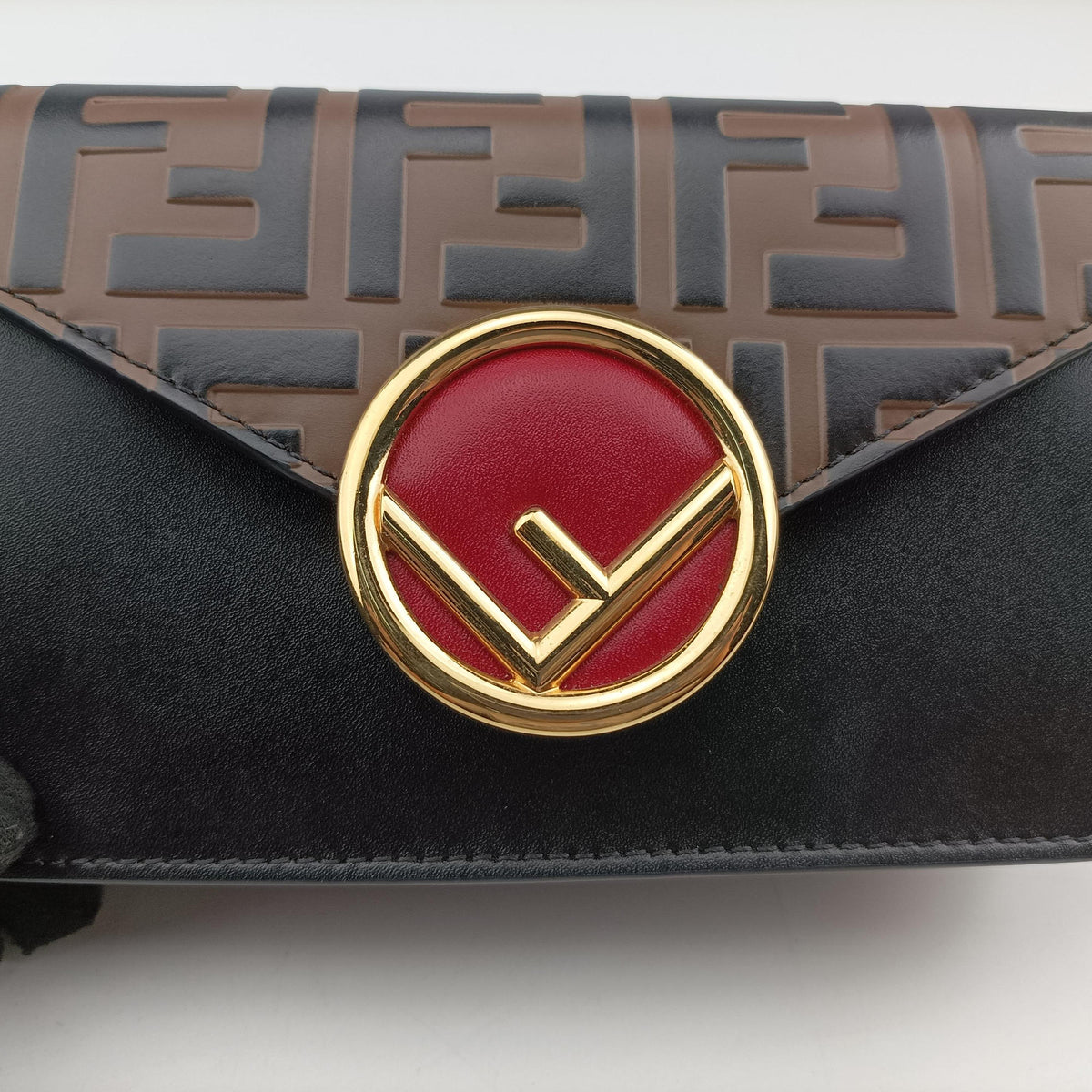 F is Brown×black Leather 8BM005 8BM005 A659 198-8210エフ イズ ブラウン×ブラック レザー 8BM005 8BM005 A659 198-8210