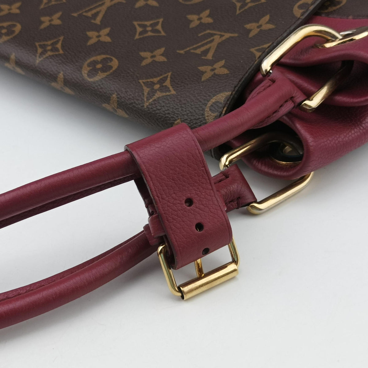 OLYMPE brown×AURORE Monogram Canvas×calf leather M40816 SP0174オランプ モノグラム/ブラウン×オロール モノグラムキャンバス×カーフレザー M40816 SP0174