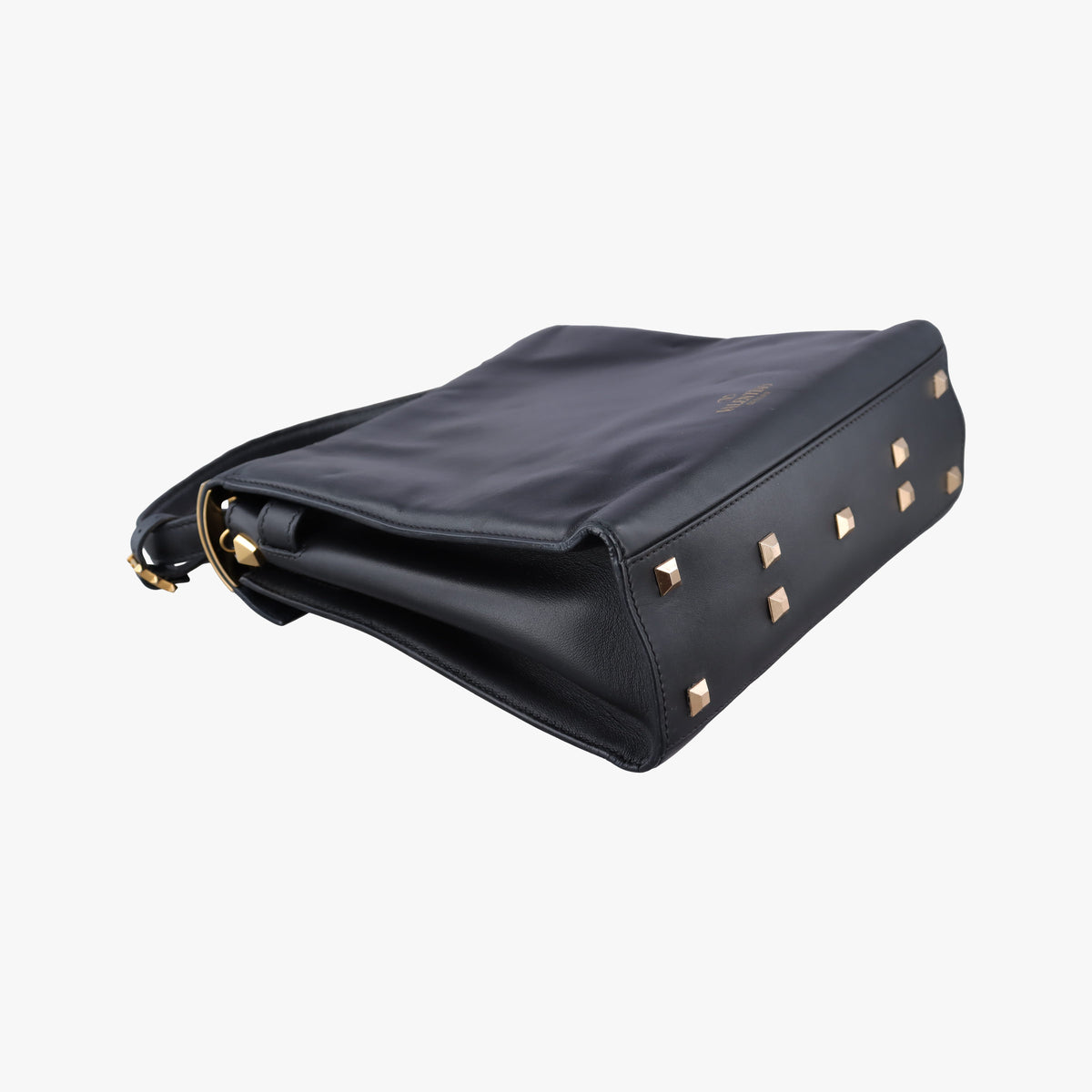 My Rockstud Black Smooth Calfskin Leather BL-K977VYF2マイ ロックスタッズ ブラック スムースカーフレザー BL-K977VYF2