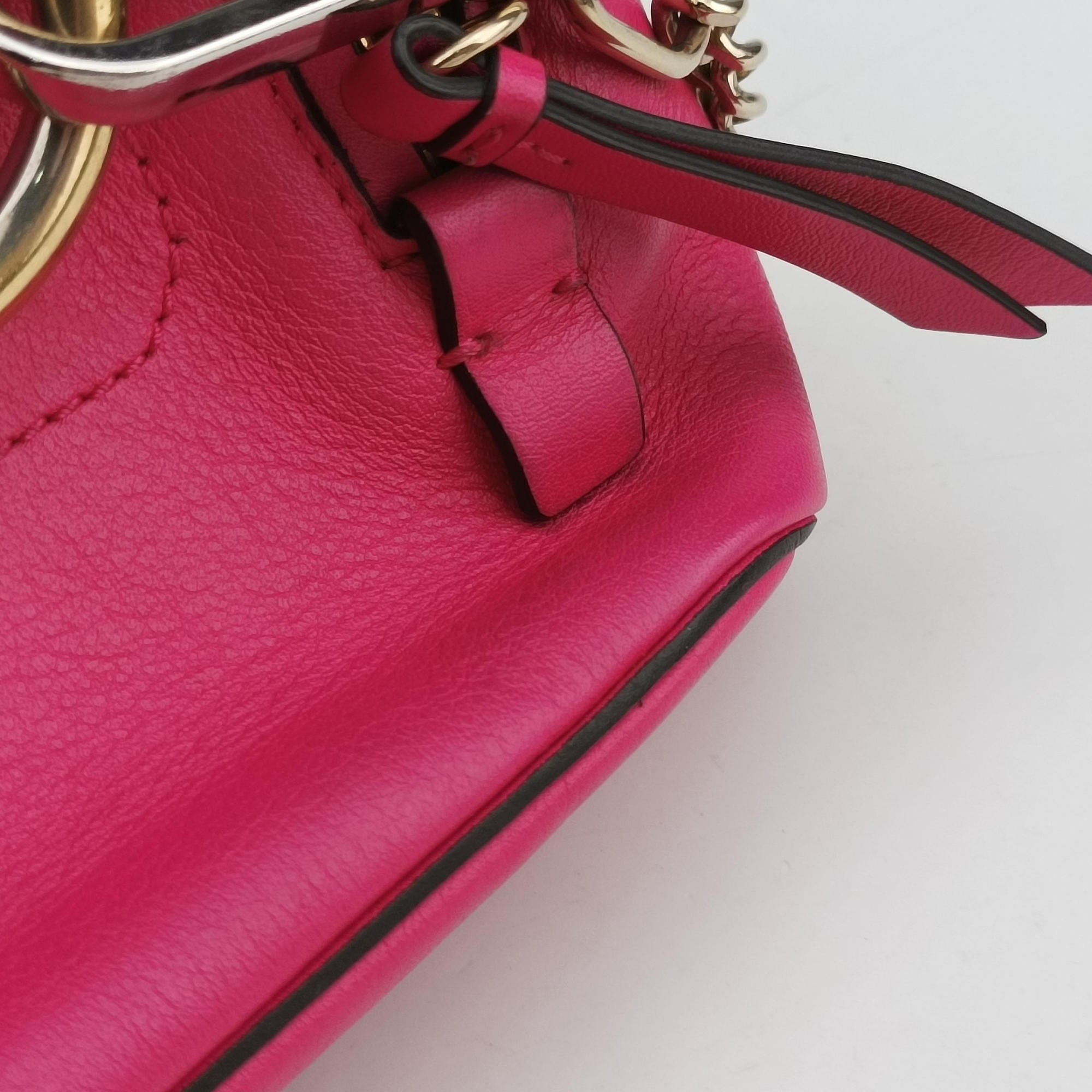 FAYE mini Rose Leather × suede 01 18 75 65フェイ ミニ ローズ レッド レザー×スエード 01 18 75 65