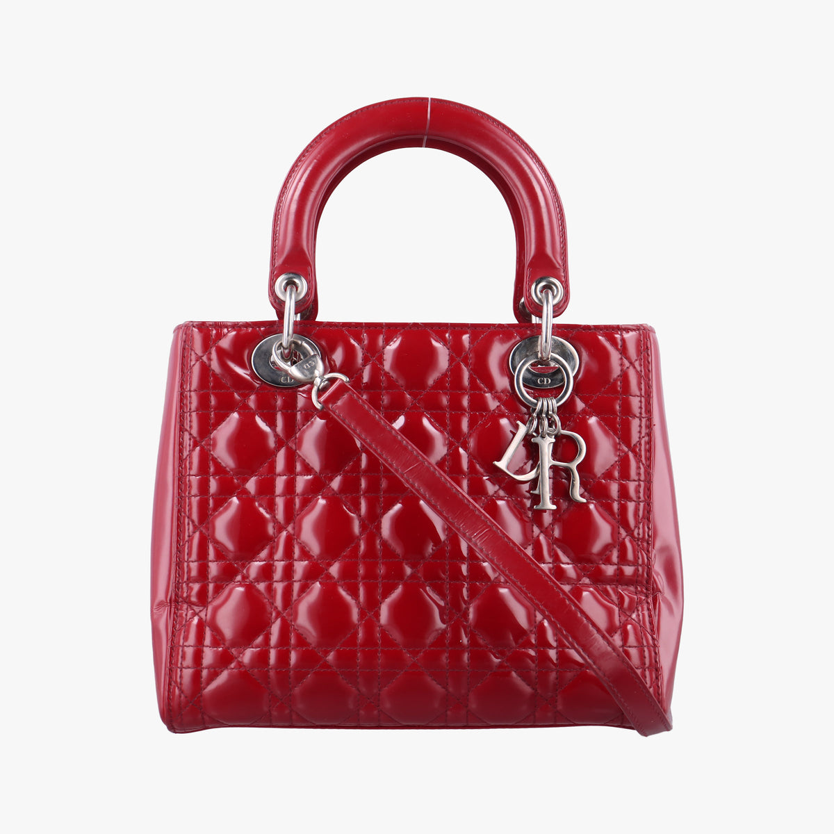 Lady Dior Red Patent 16-BO-0153レディディオール レッド パテント 16-BO-0153