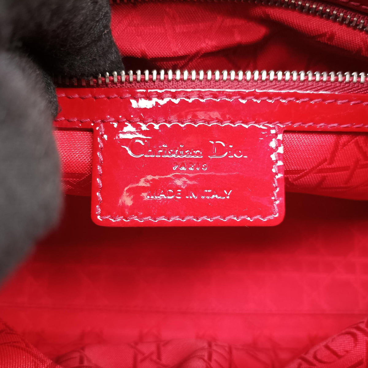 Lady Dior Red Patent 16-BO-0153レディディオール レッド パテント 16-BO-0153