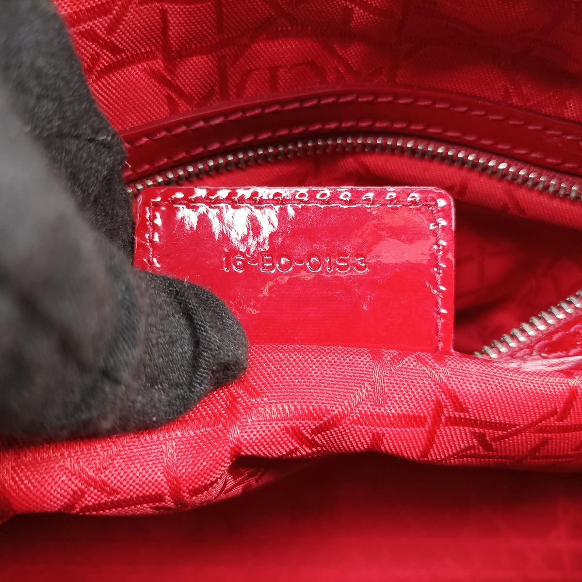 Lady Dior Red Patent 16-BO-0153レディディオール レッド パテント 16-BO-0153