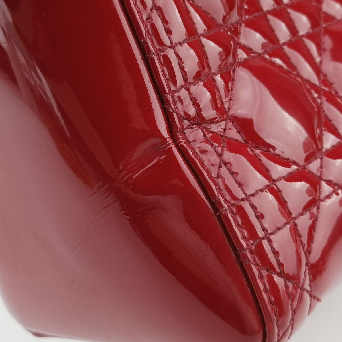 Lady Dior Red Patent 16-BO-0153レディディオール レッド パテント 16-BO-0153