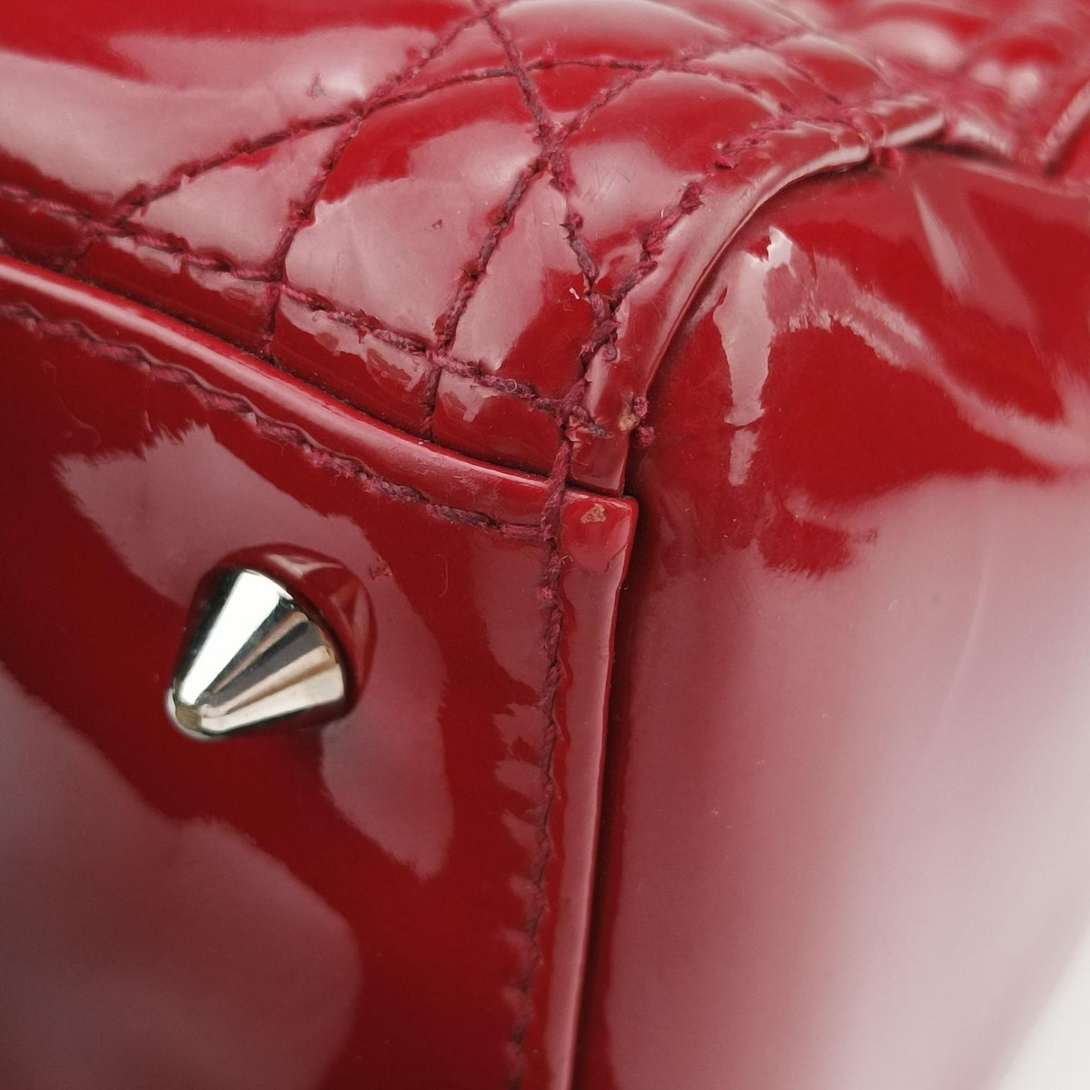 Lady Dior Red Patent 16-BO-0153レディディオール レッド パテント 16-BO-0153