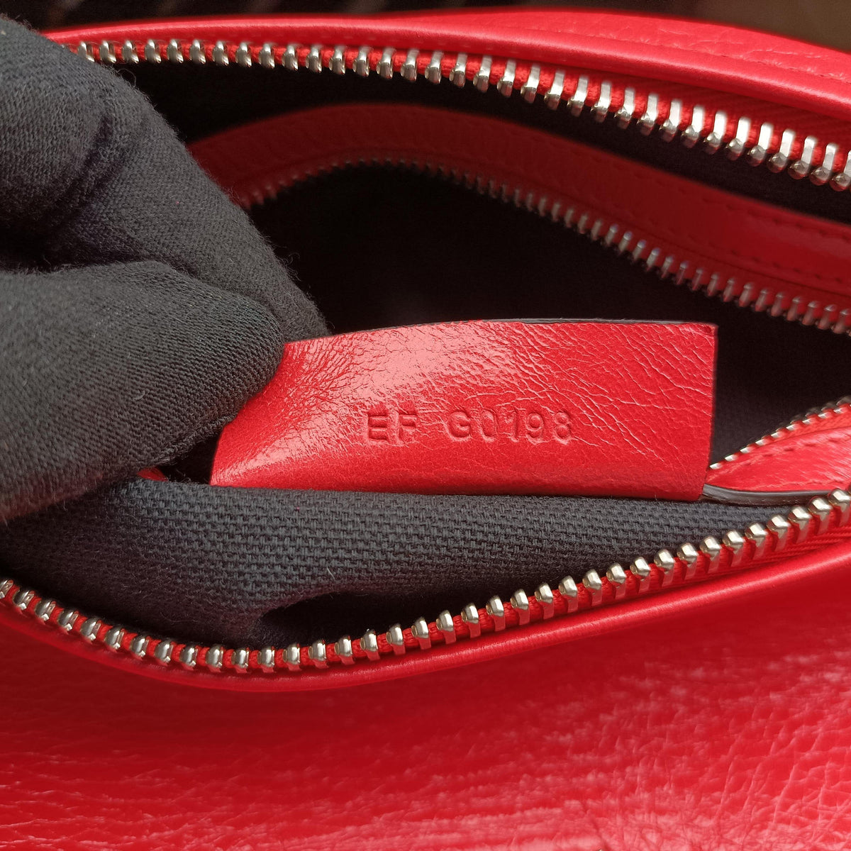 Pandora Red Leather EF G0198パンドラ レッド レザー EF G0198