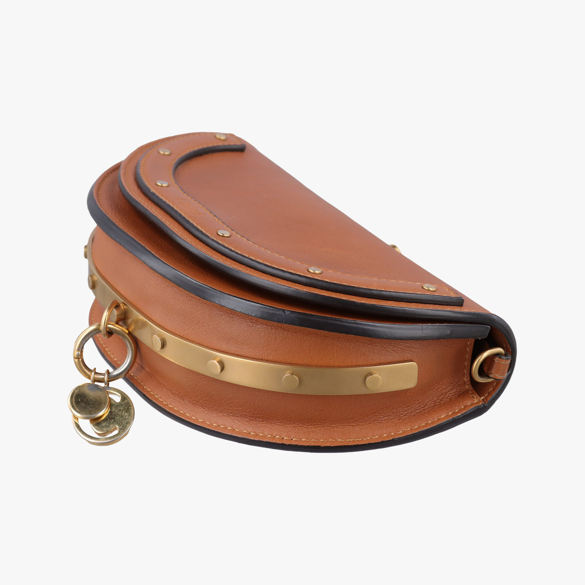 Nile Minaudiere Brown Leather 03-18-99-65ナイル ミノディエール ブラウン レザー 03-18-99-65