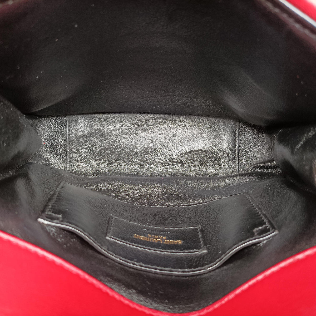 SULPICE Red Leather 532662 YSL532662.0518スルピス レッド レザー 532662 YSL532662.0518