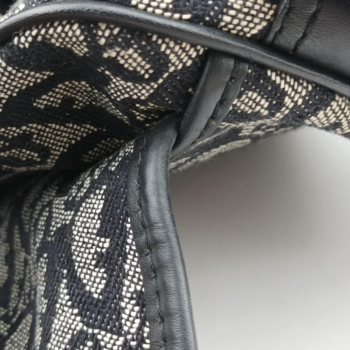 Trotter Black Jacquard×Leather 02RU 0043ロッター ブラック ジャガード×レザー 02RU 0043