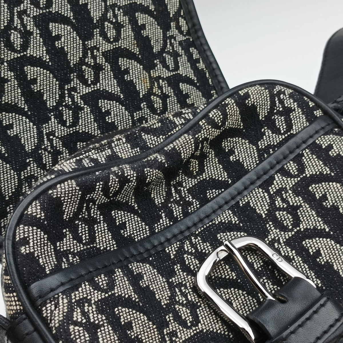 Trotter Black Jacquard×Leather 02RU 0043ロッター ブラック ジャガード×レザー 02RU 0043