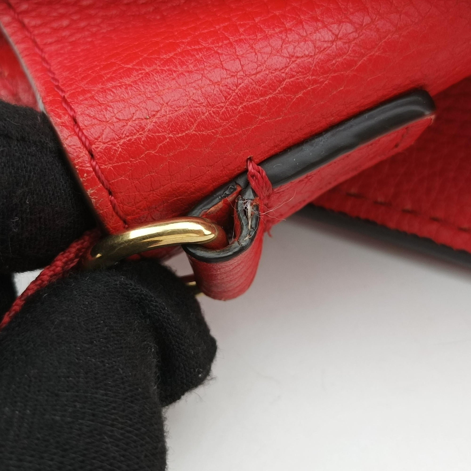 luggage nano shopper Red Leather S-SA-0191 S-MM-1111ラゲージナノショッパー レッド レザー S-SA-0191 S-MM-1111