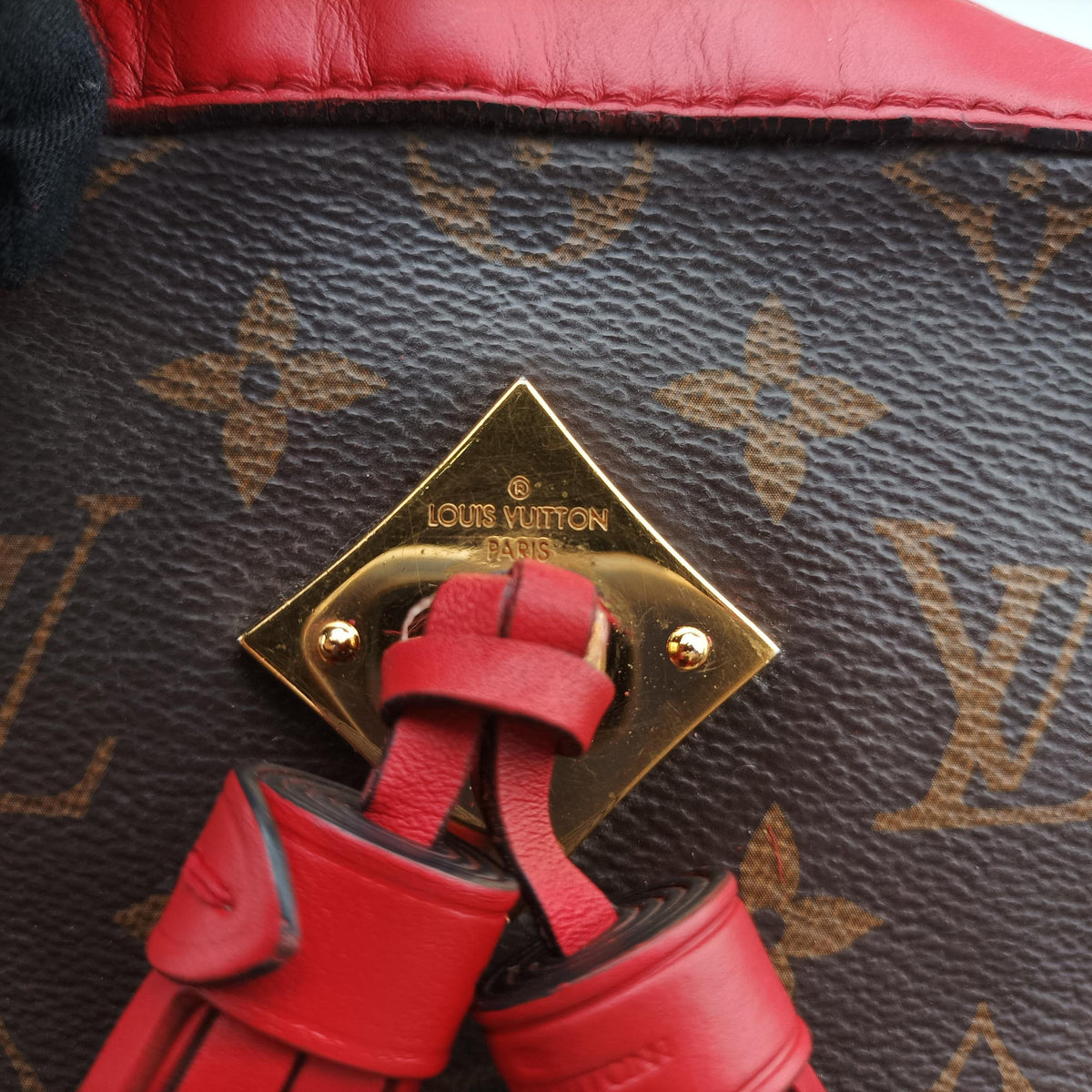 SAINTONGE brown×COQUELICOT Monogram Canvas×calf leather M43556 AH3178サントンジュ モノグラム/ブラウン×コクリコ モノグラムキャンバス×カーフレザー M43556 AH3178
