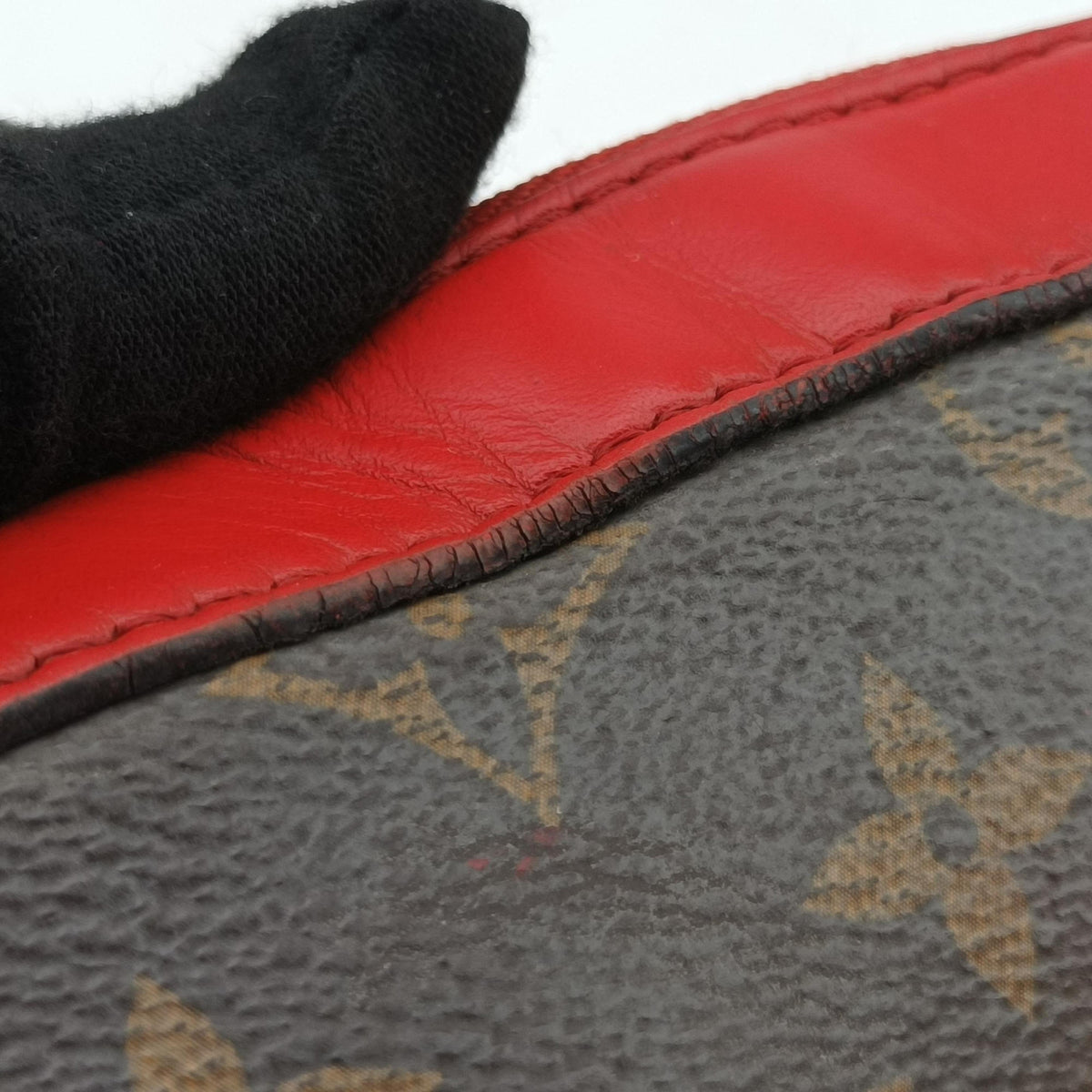 SAINTONGE brown×COQUELICOT Monogram Canvas×calf leather M43556 AH3178サントンジュ モノグラム/ブラウン×コクリコ モノグラムキャンバス×カーフレザー M43556 AH3178