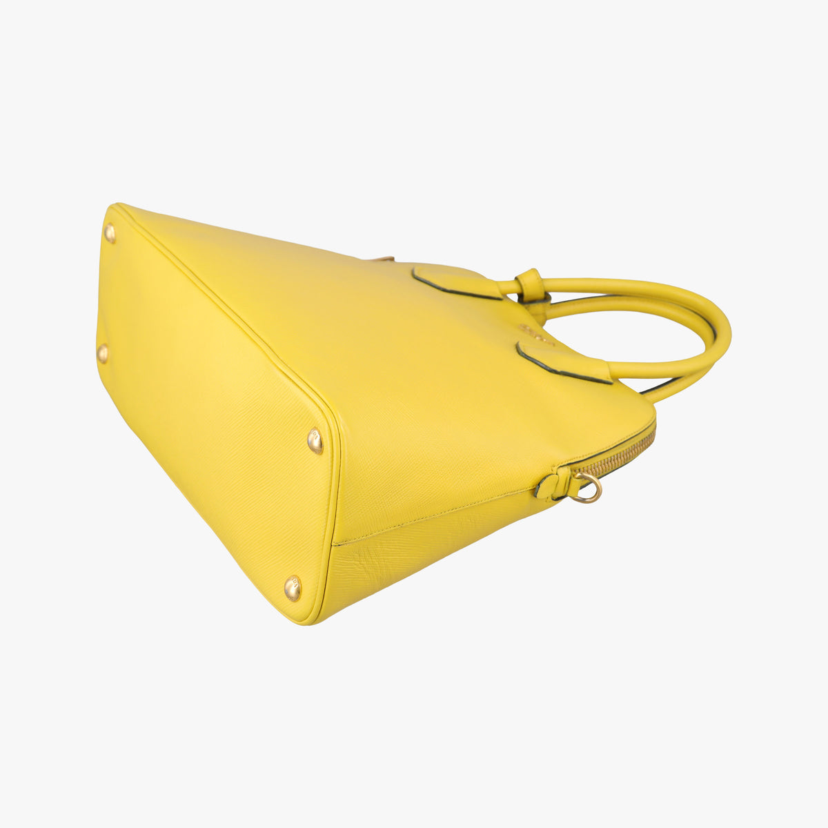 Cuir Top Handle Yellow SAFFIANO Leather BL0902 117クイール トップ ハンドル イエロー サフィアーノレザー BL0902 117