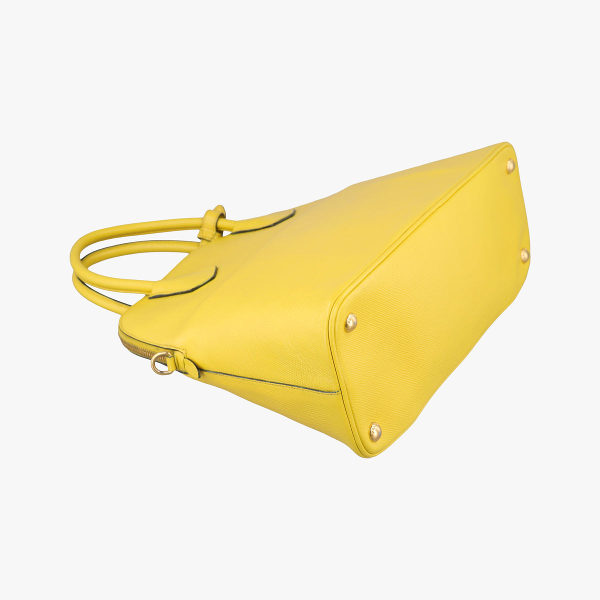 Cuir Top Handle Yellow SAFFIANO Leather BL0902 117クイール トップ ハンドル イエロー サフィアーノレザー BL0902 117