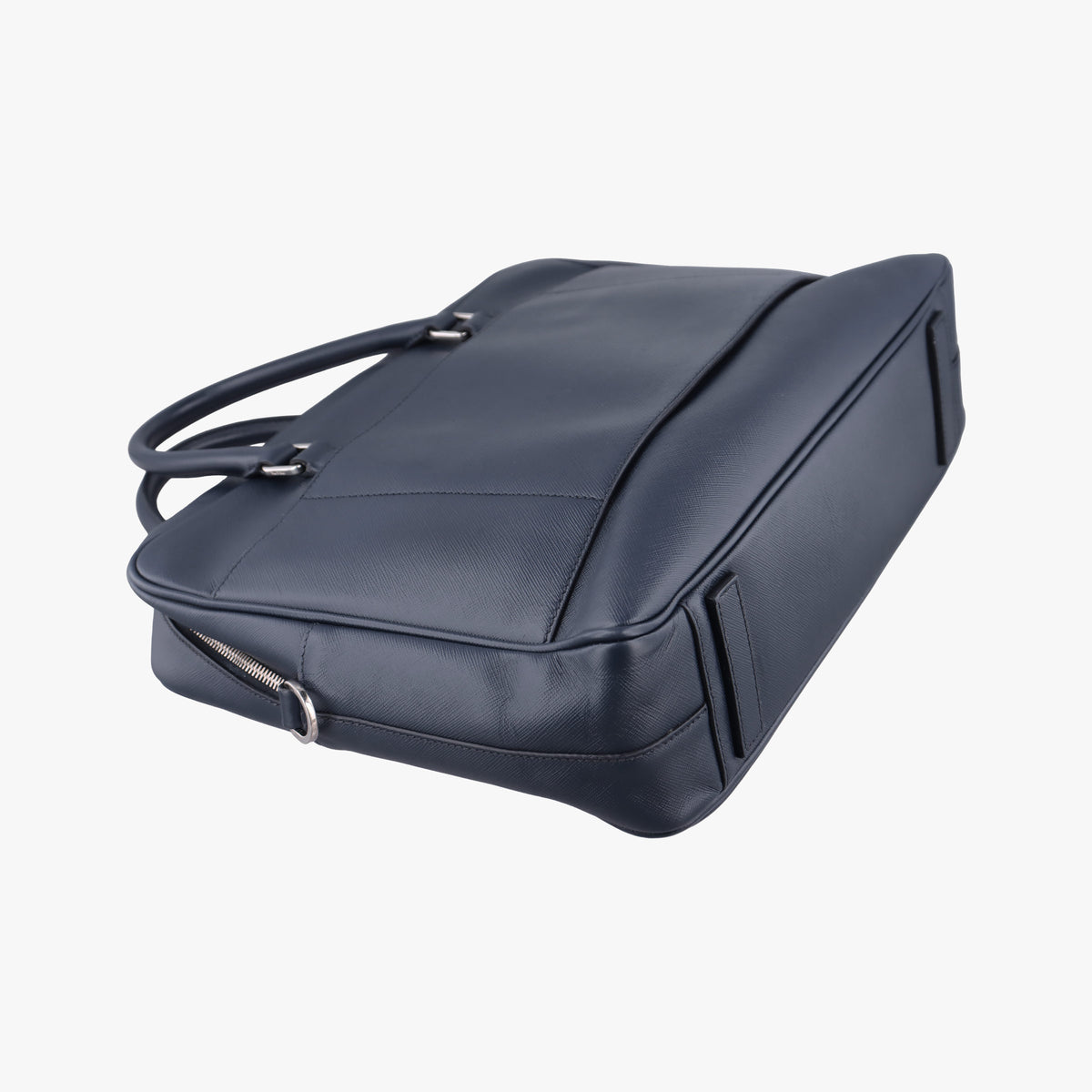 Business Briefcase Navy SAFFIANO Leather 2VE011 31/H 208ビジネス ブリーフケース ネービー サフィアーノレザー 2VE011 31/H 208