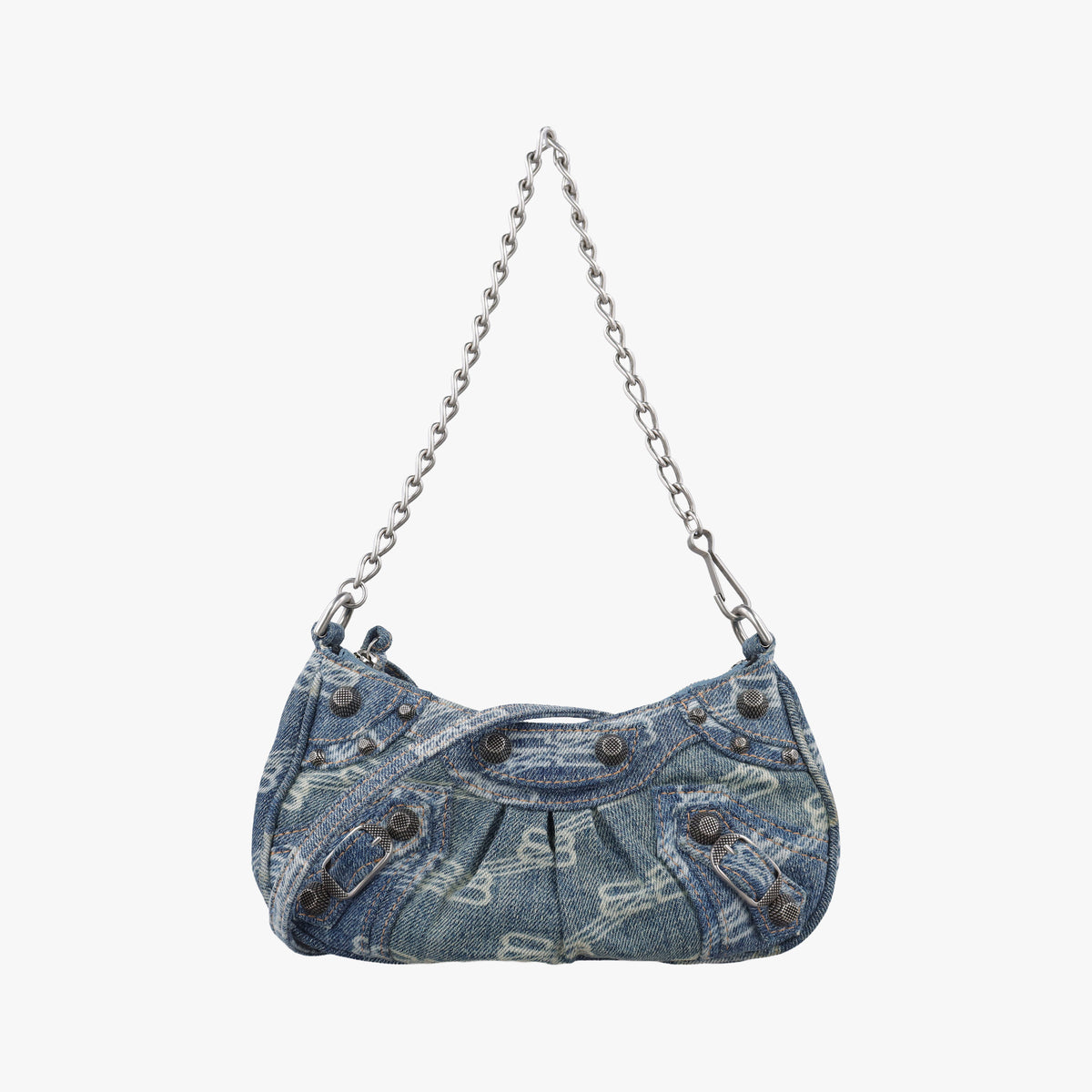 Le Cagole mini Blue denim 695814.4716.P.584046ル カゴール ミニ ブルー デニム 695814.4716.P.584046