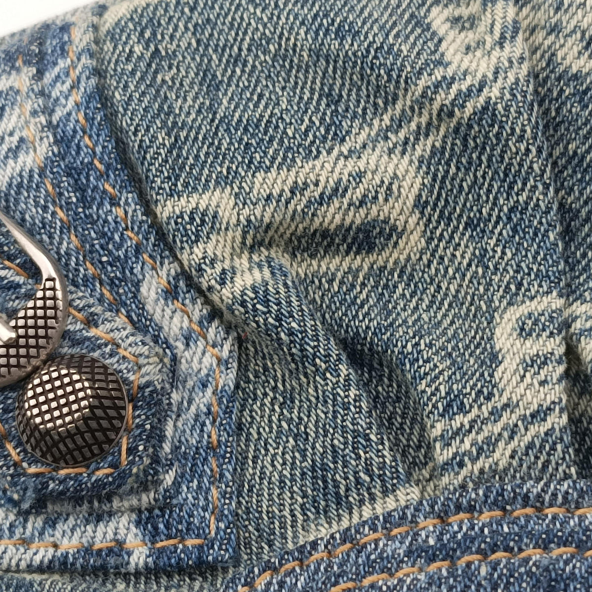 Le Cagole mini Blue denim 695814.4716.P.584046ル カゴール ミニ ブルー デニム 695814.4716.P.584046