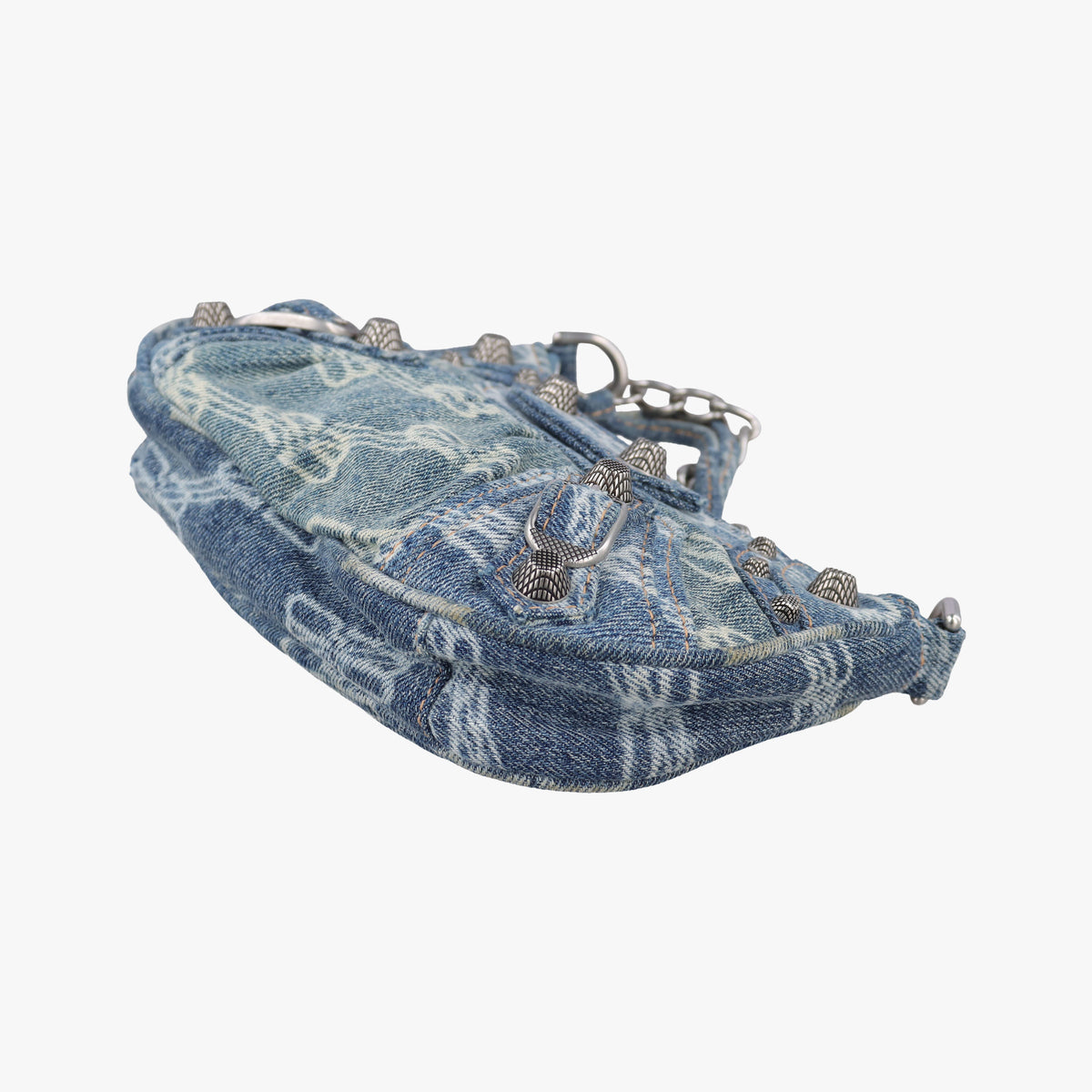 Le Cagole mini Blue denim 695814.4716.P.584046ル カゴール ミニ ブルー デニム 695814.4716.P.584046