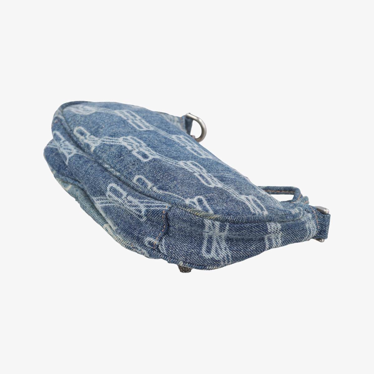 Le Cagole mini Blue denim 695814.4716.P.584046ル カゴール ミニ ブルー デニム 695814.4716.P.584046