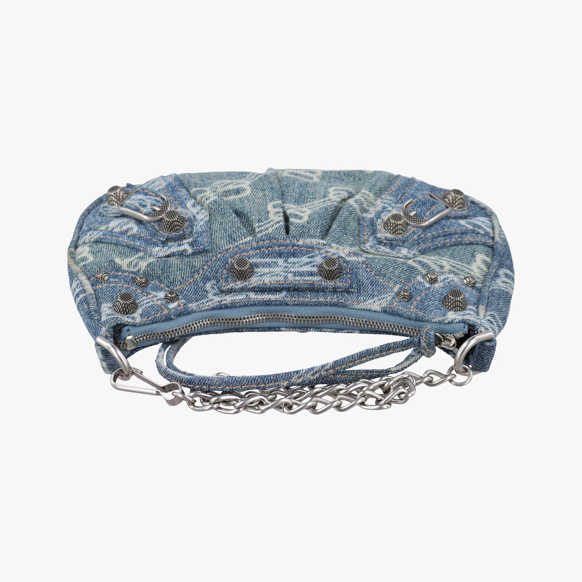 Le Cagole mini Blue denim 695814.4716.P.584046ル カゴール ミニ ブルー デニム 695814.4716.P.584046