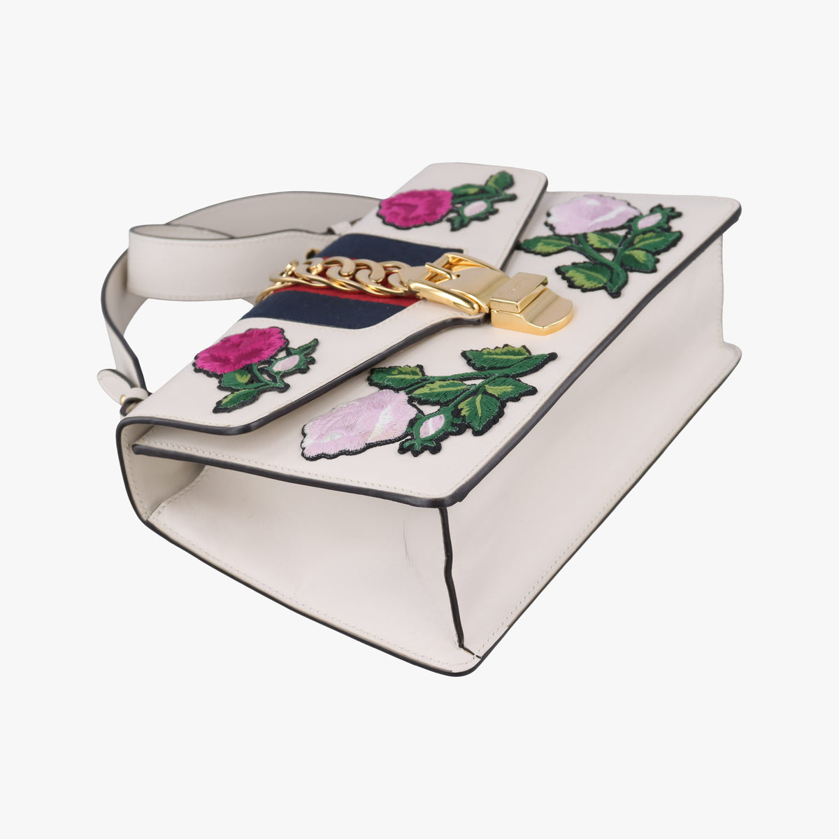 Sylvie White Leather 421882 E023605233シルヴィ ホワイト レザー 421882 E023605233