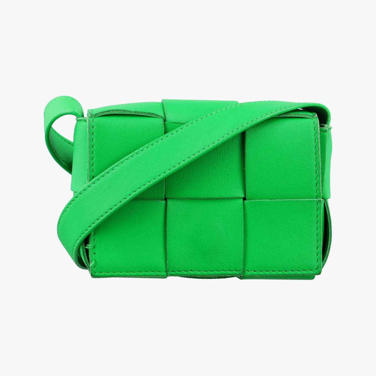 candy cassette Green lambskin IC Chipキャンディ カセット グリーン ラムスキン ICチップ