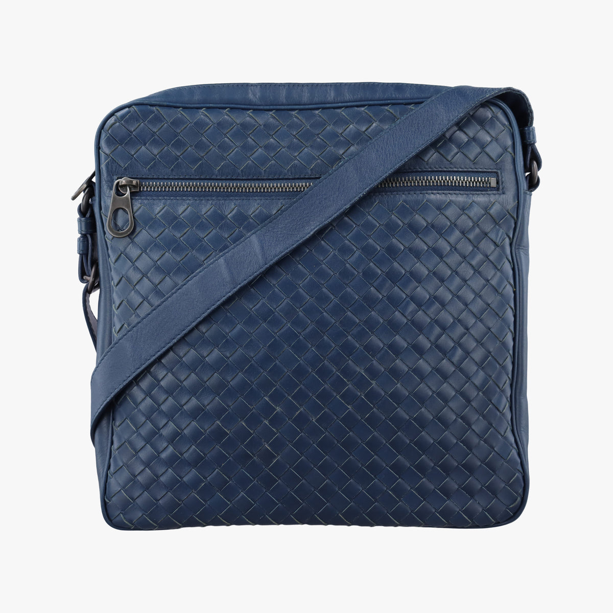 Intrecciato Navy lambskin B063228950イントレチャート ネイビー ラムスキン B063228950