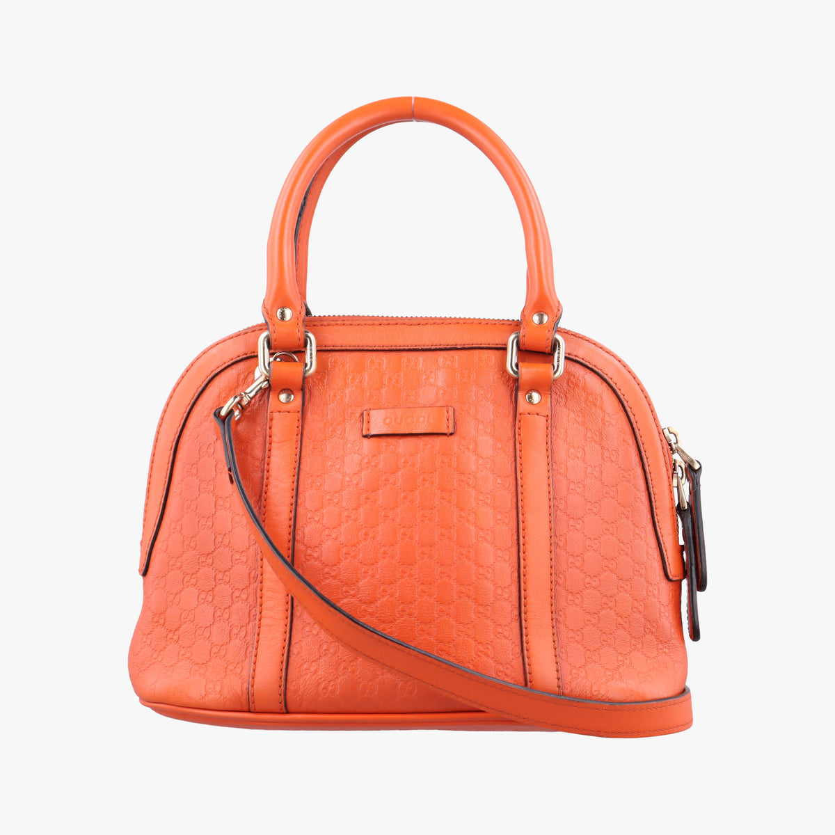 Microguccissima Orange Leather 449654 I022311017マイクログッチシマ オレンジ レザー 449654 I022311017