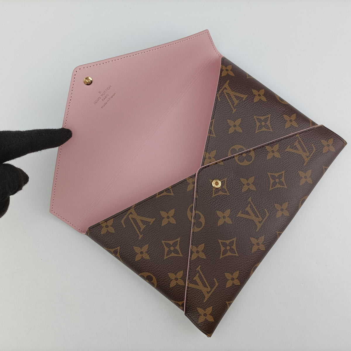 Pochette Kirigami Brown Monogram Canvas M62034 IC Chipポシェットキリガミ モノグラム/ブラウン モノグラム キャンバス M62034 ICチップ