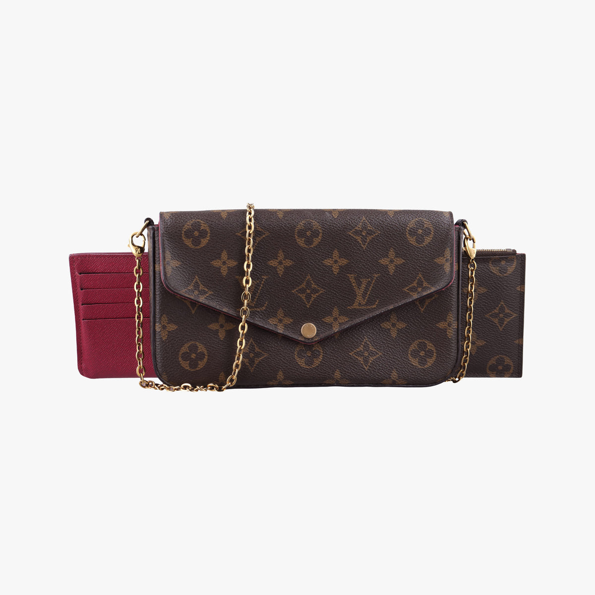 Pochette Felicie Brown Monogram Canvas M61276 TJ3166ポシェット フェリシー モノグラム/ブラウン モノグラムキャンバス M61276 TJ3166