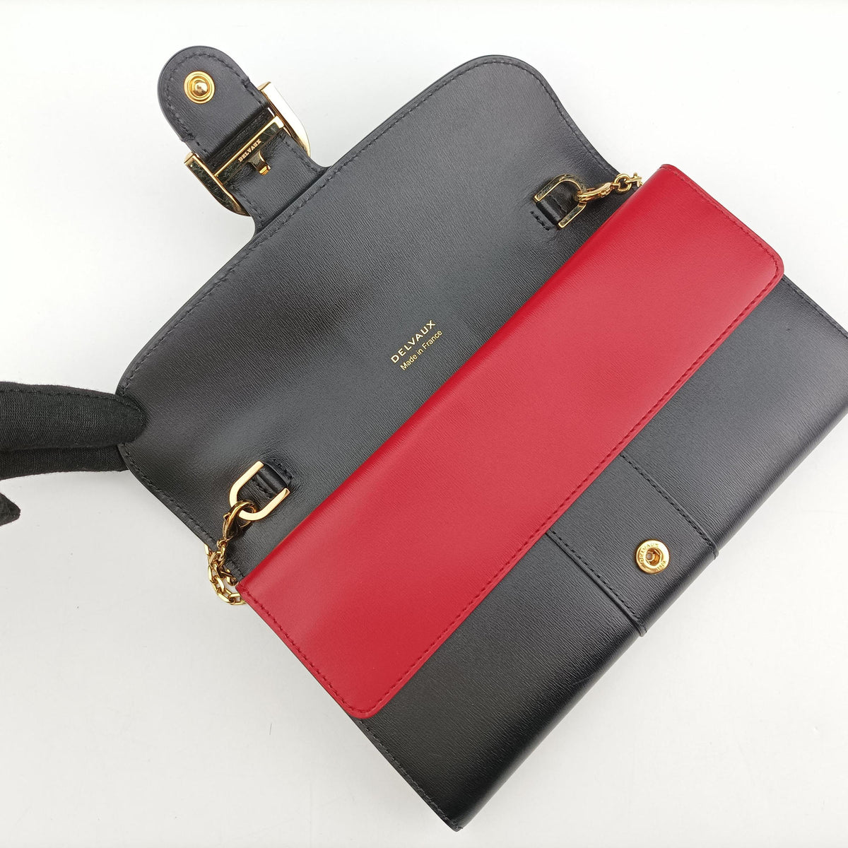 Brillant chain BLack × Red leather JO7Hブリリアント チェーン ブラック × レッド レザー JO7H