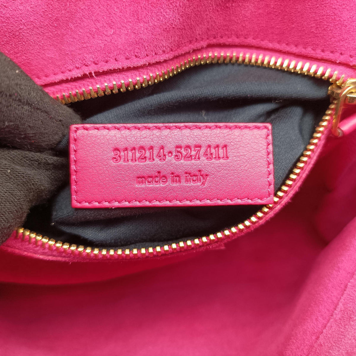 Y Ligne Rose Leather 311214 311214.527411Yライン ローズ レッド レザー 311214 311214.527411