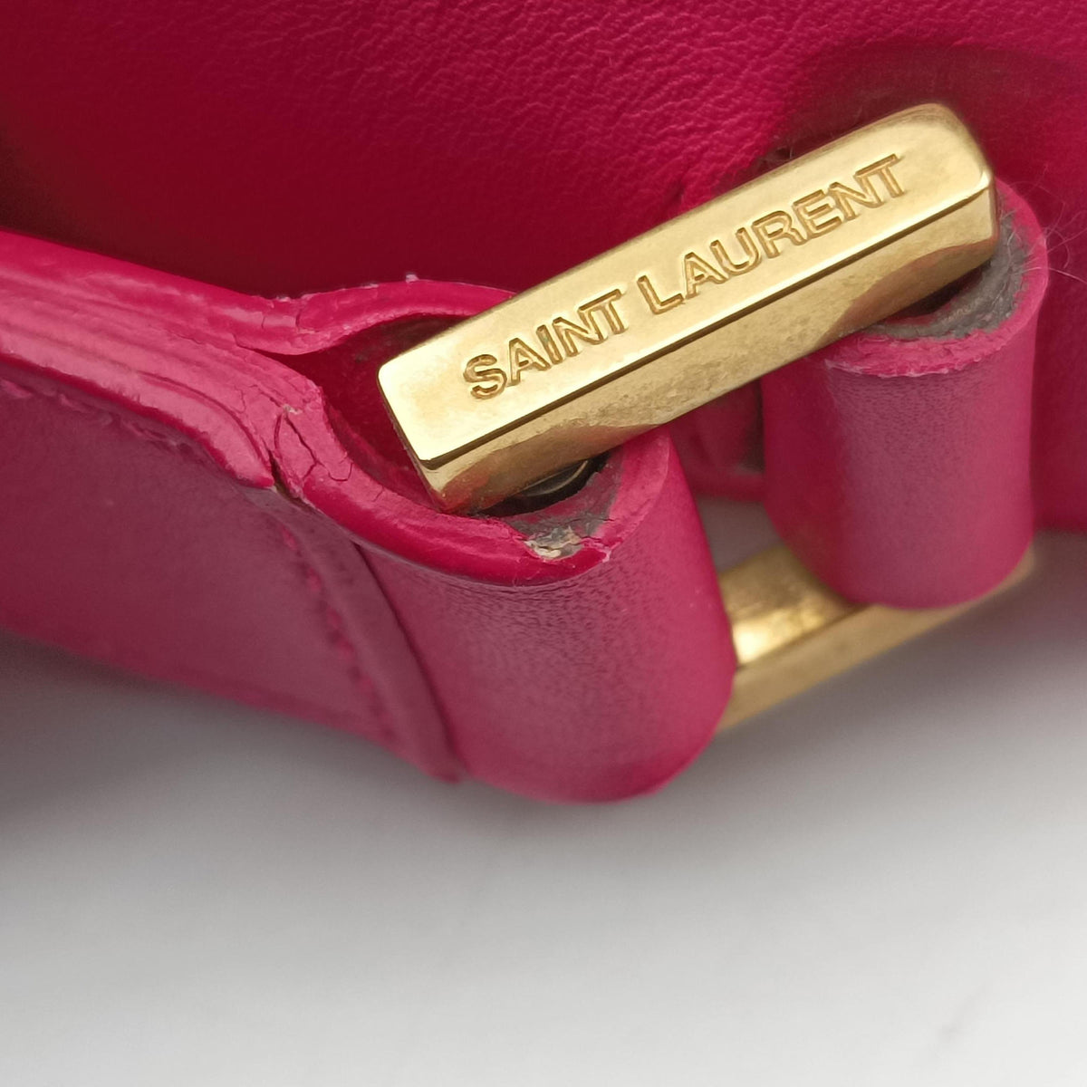 Y Ligne Rose Leather 311214 311214.527411Yライン ローズ レッド レザー 311214 311214.527411