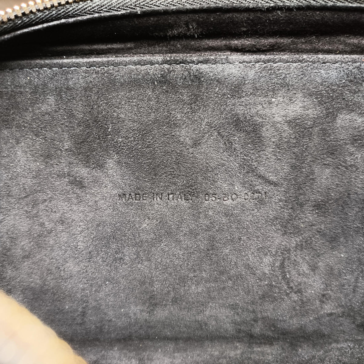 Caro Double Pouch Black Leather 05-BO-0271カロ ダブル ポーチ ブラック レザー 05-BO-0271