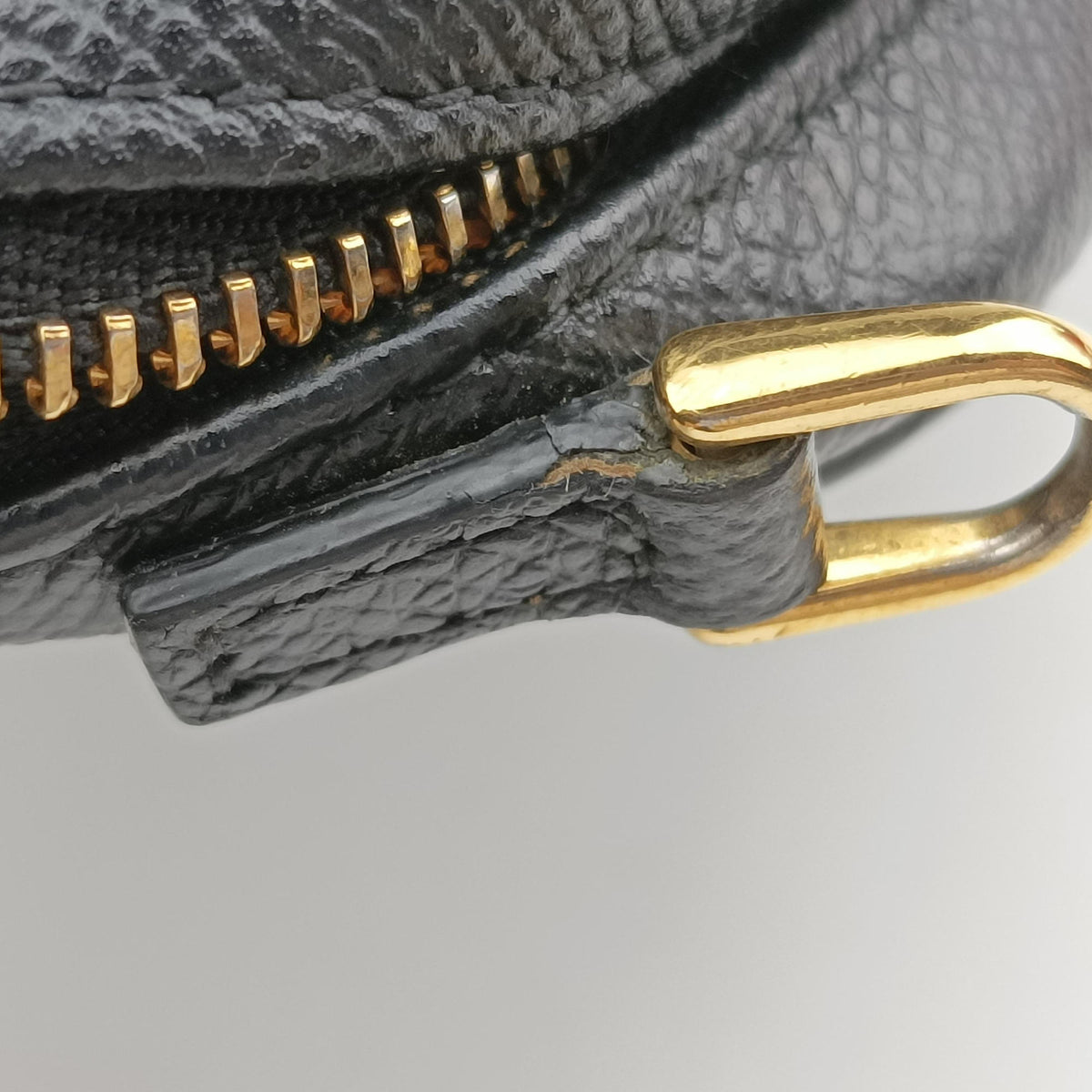 Caro Double Pouch Black Leather 05-BO-0271カロ ダブル ポーチ ブラック レザー 05-BO-0271