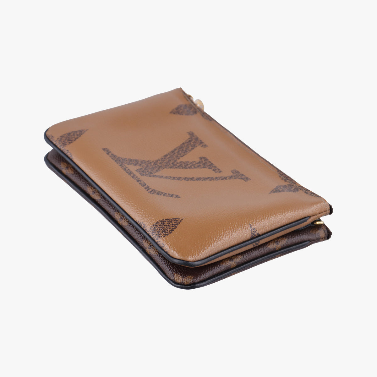 Pochette Double Zip Brown Monogram Giant M69203 GI2280 IC Chipポシェット ドゥーブルジップ モノグラム/ブラウン モノグラム ジャイアント M69203 GI2280 ICチップ