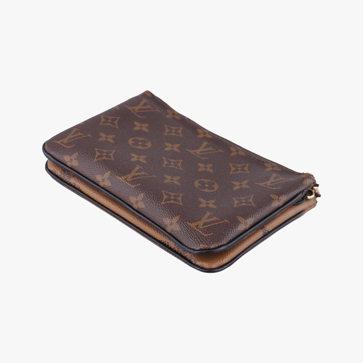 Pochette Double Zip Brown Monogram Giant M69203 GI2280 IC Chipポシェット ドゥーブルジップ モノグラム/ブラウン モノグラム ジャイアント M69203 GI2280 ICチップ