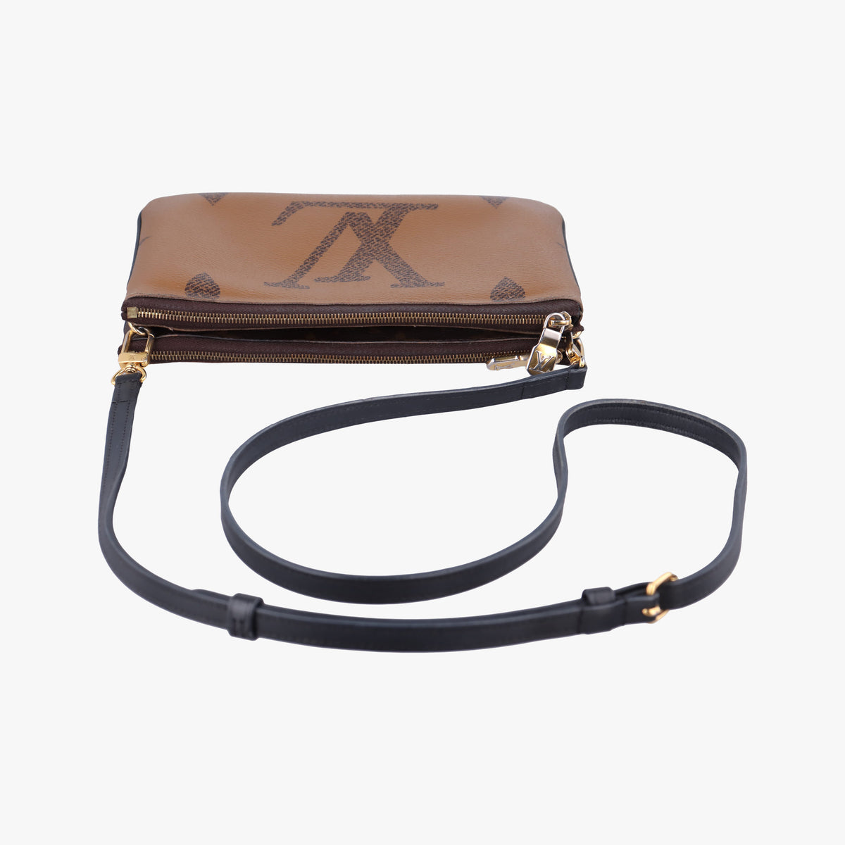 Pochette Double Zip Brown Monogram Giant M69203 GI2280 IC Chipポシェット ドゥーブルジップ モノグラム/ブラウン モノグラム ジャイアント M69203 GI2280 ICチップ